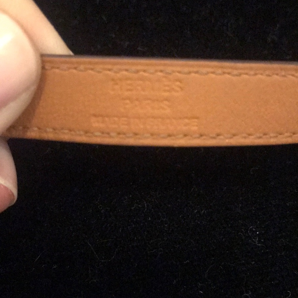 Hermès Kelly double tour bracelet silver anemone - Picture 6 of 12